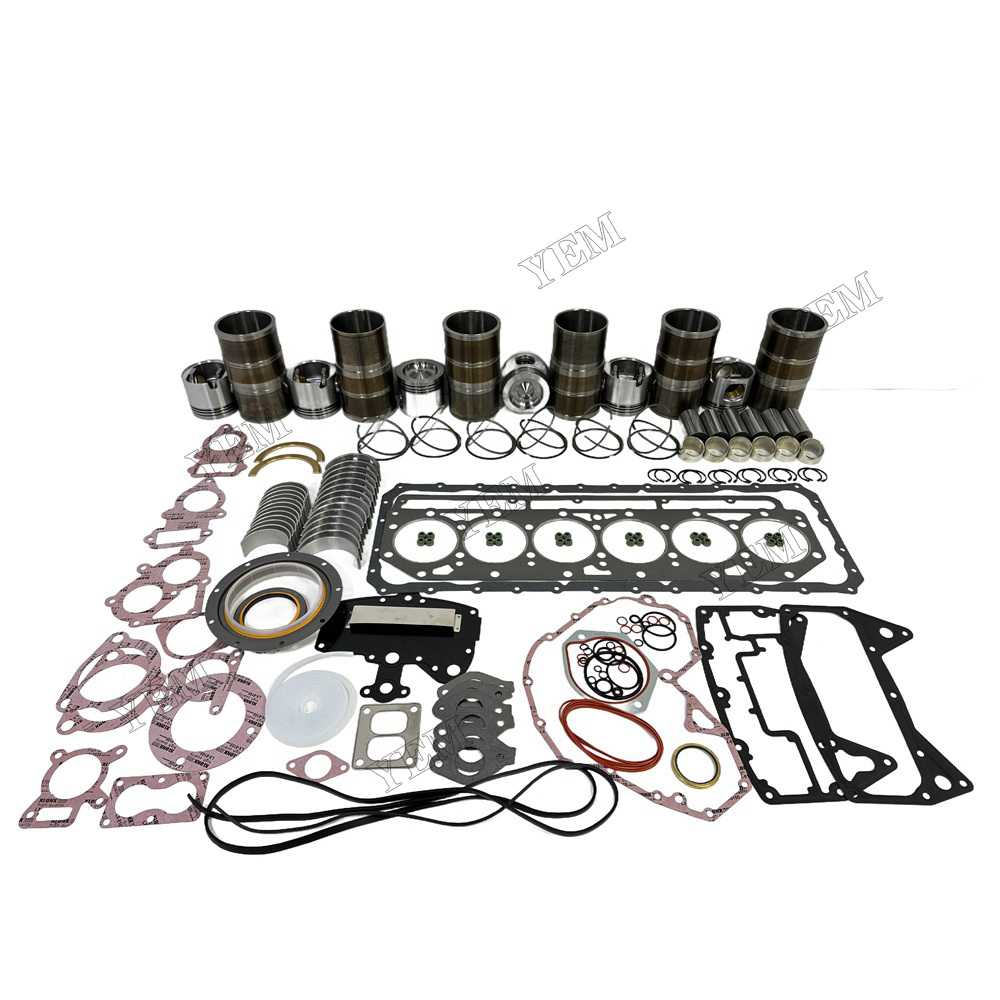 YEM Parts C-9 Overhaul Rebuild Kit With Gasket Set Bearing For Caterpillar C-9 Engine For Caterpillar