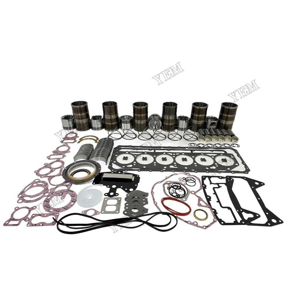 YEM Parts C-9 Overhaul Rebuild Kit With Gasket Set Bearing For Caterpillar C-9 Engine For Caterpillar