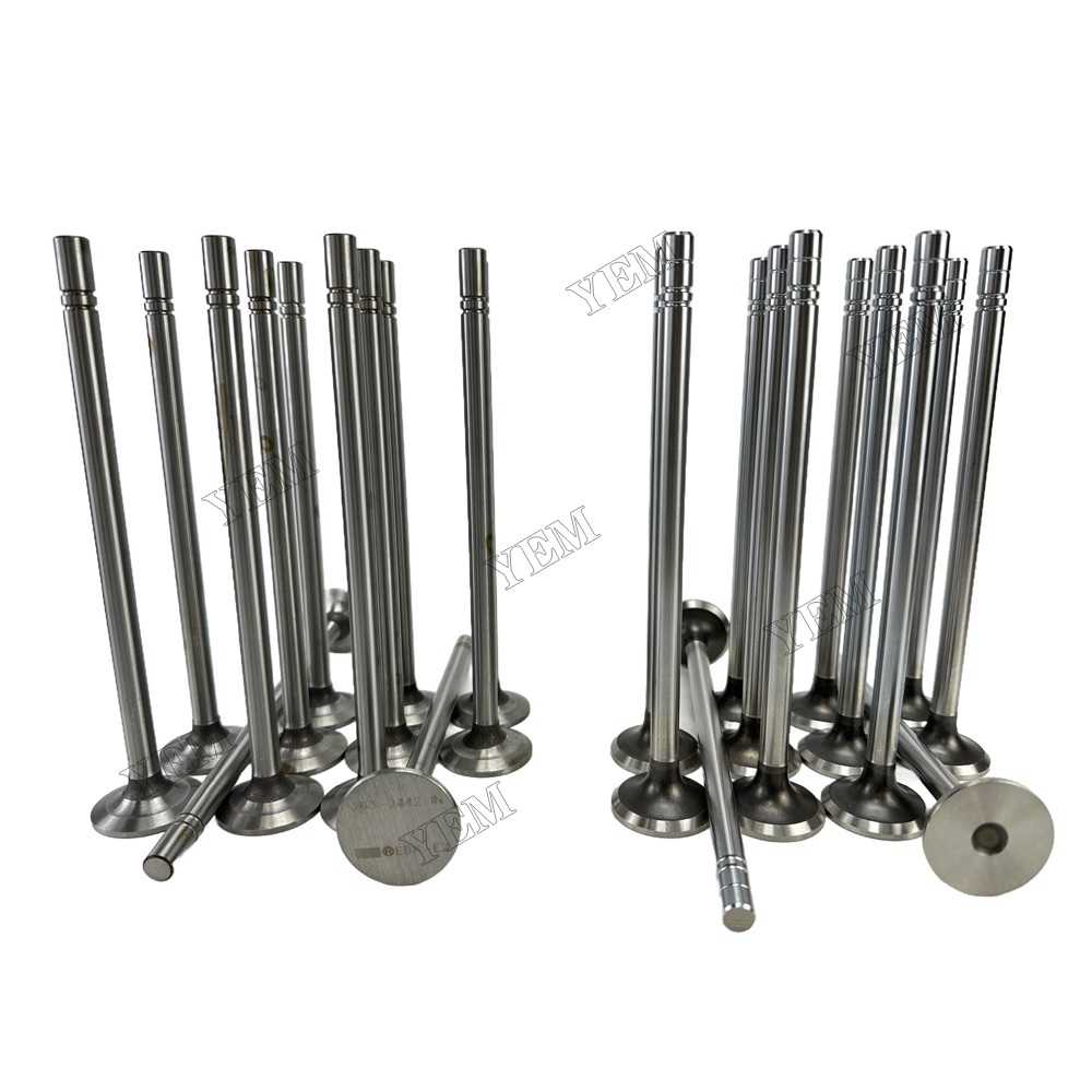 YEM Parts 163-2442241-8383 Intake and exhaust valves For Caterpillar C-9 Engine For Caterpillar