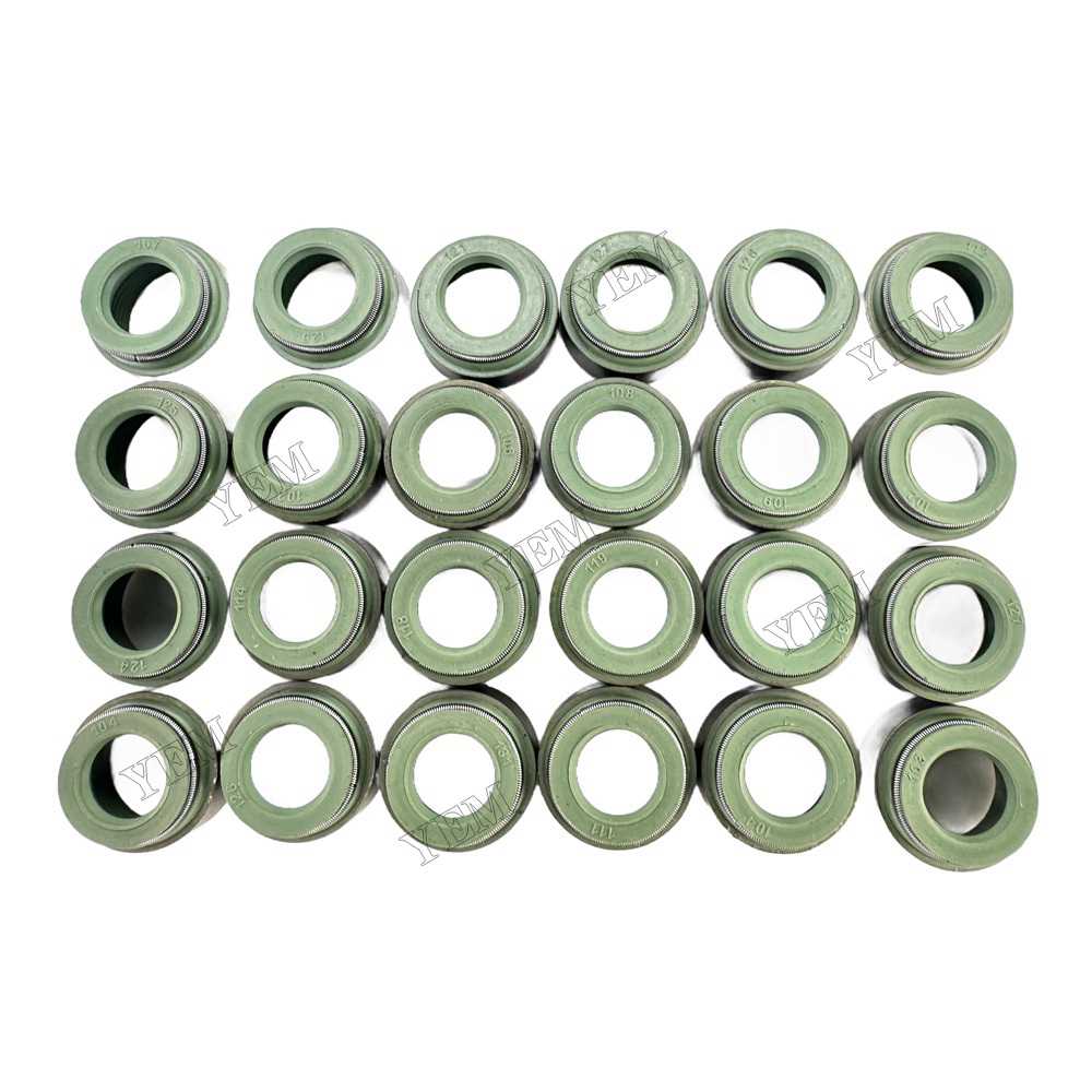 YEM Parts 24 PC For Caterpillar Valve Oil Seal C-9 Engine Spare Parts For Caterpillar