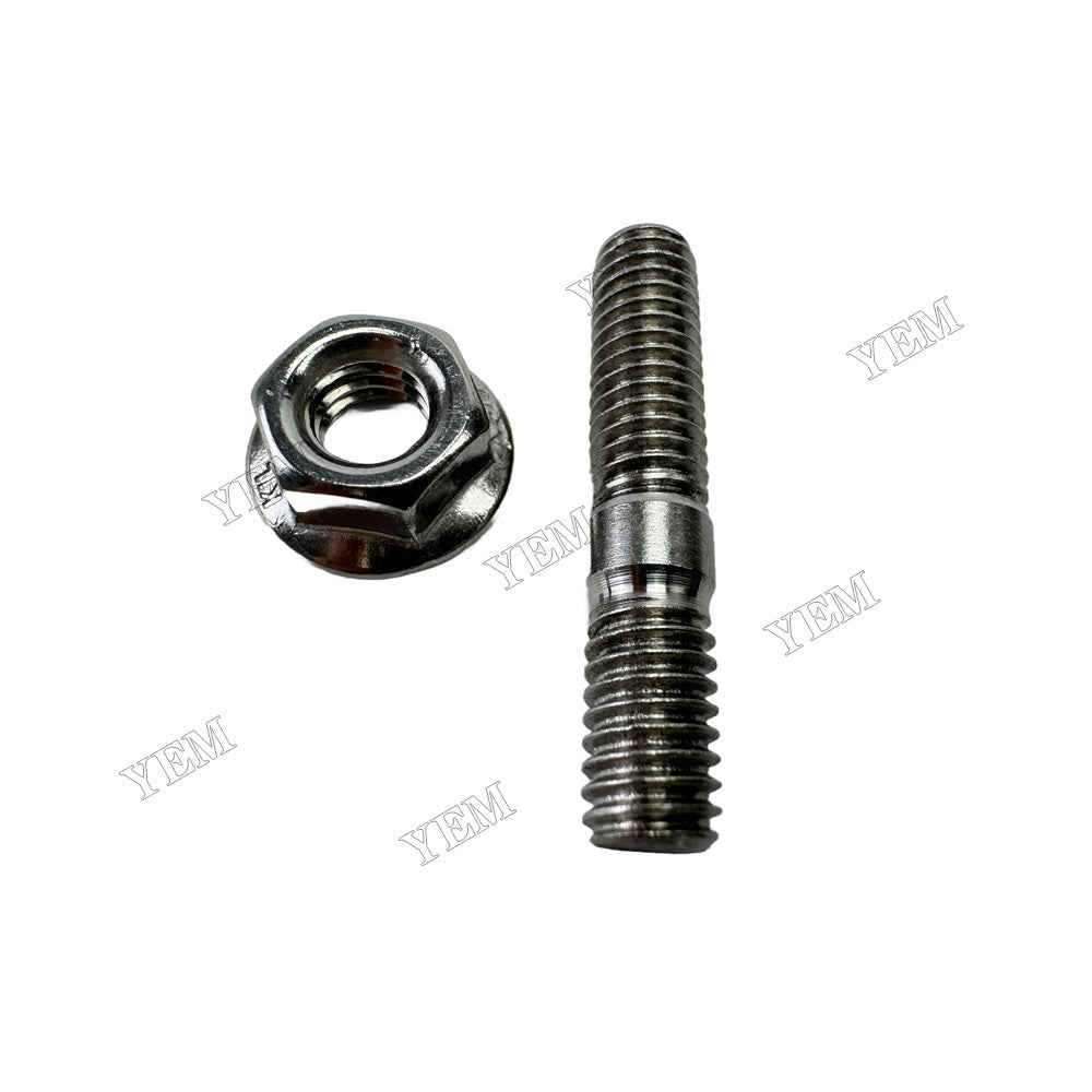 YEM Parts Part Number 012109235 Exhaust Manifold Stud For Caterpillar C1.1 Engine