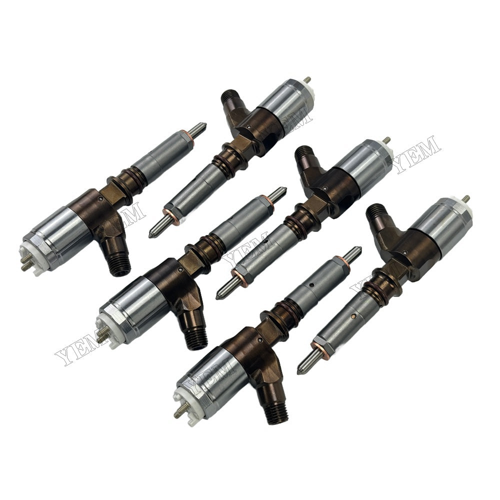 YEM Parts 6PCS2645A746 320-0677 321-0990 Fuel Injector For Caterpillar C6.6 Engine For Caterpillar