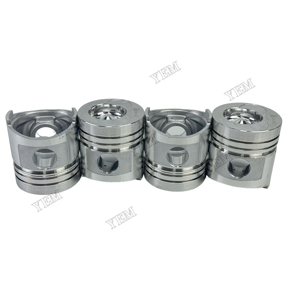 YEM Parts 4PCS For Xinchai Pistons STD XC490 Engine Spare Parts For Xinchai