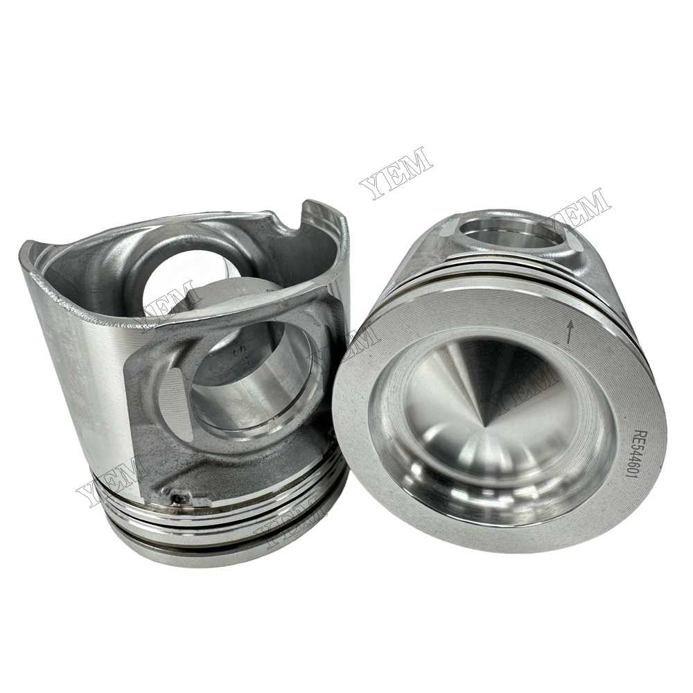 YEM Parts Part Number RE544601+DZ104032+R54114 Pistons STD For John Deere 6068 Engine For John Deere