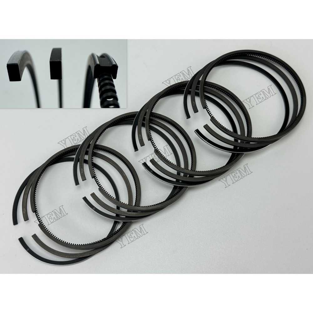 YEM Parts 4PCS For FAWDE Piston Ring STD Size KD388 Engine Spare Parts For FAWDE