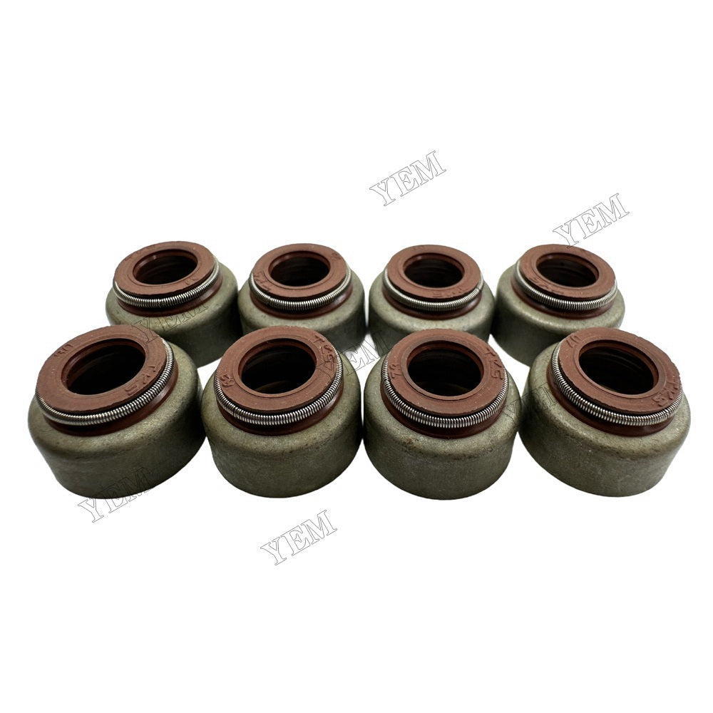 YEM Parts 8PCS For FAWDE Valve Oil Seal KD488D Engine Spare Parts