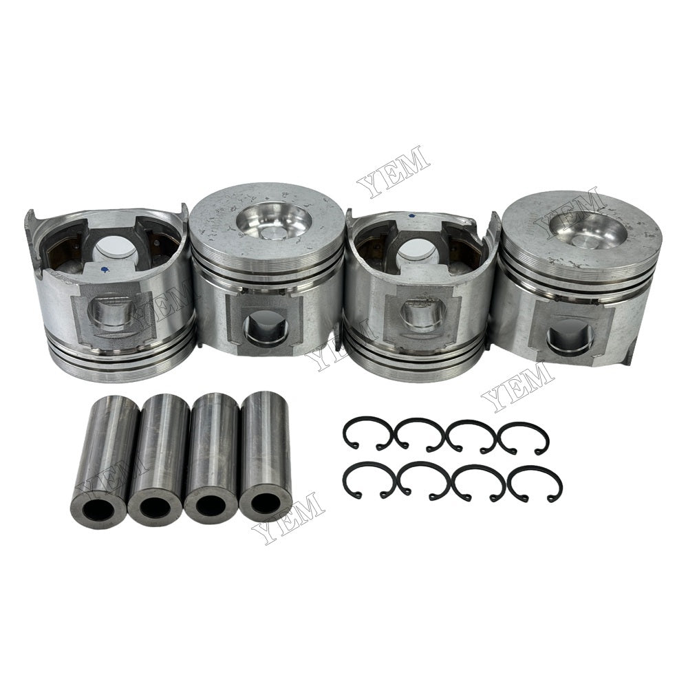 YEM Parts 4PCS For FAWDE Pistons STD KD488D Engine Spare Parts