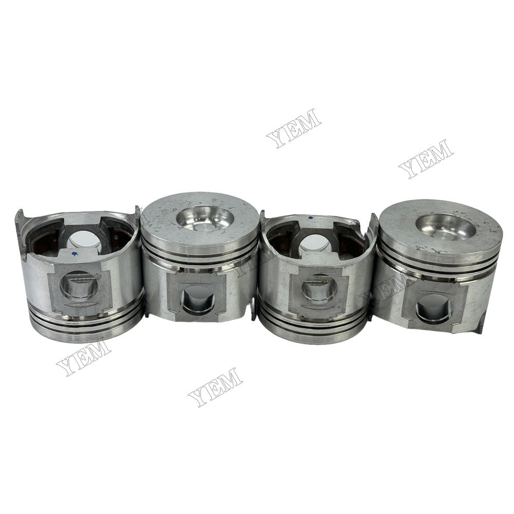 YEM Parts 4PCS For FAWDE Pistons STD KD488D Engine Spare Parts For FAWDE