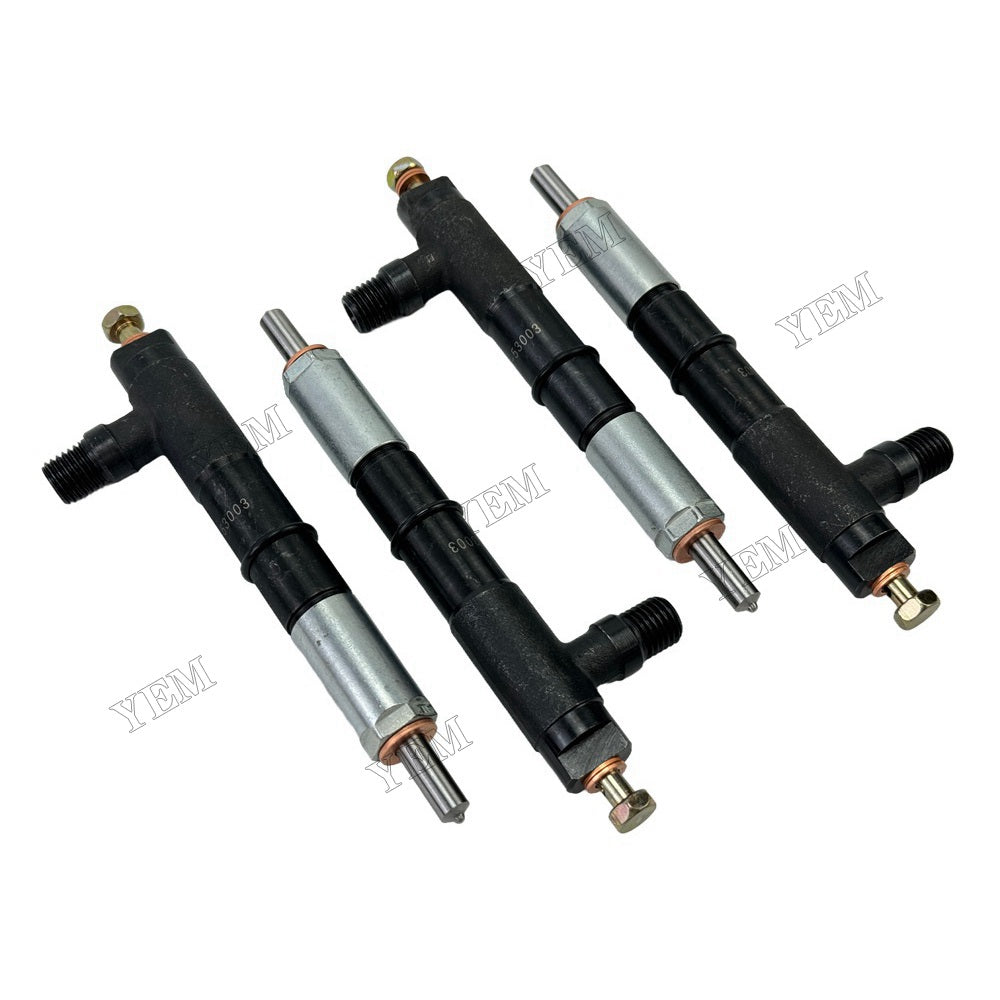 YEM Parts 4PCS Part Number 1G544-53003 669854 Fuel Injector For Kubota V3800 Engine For Kubota