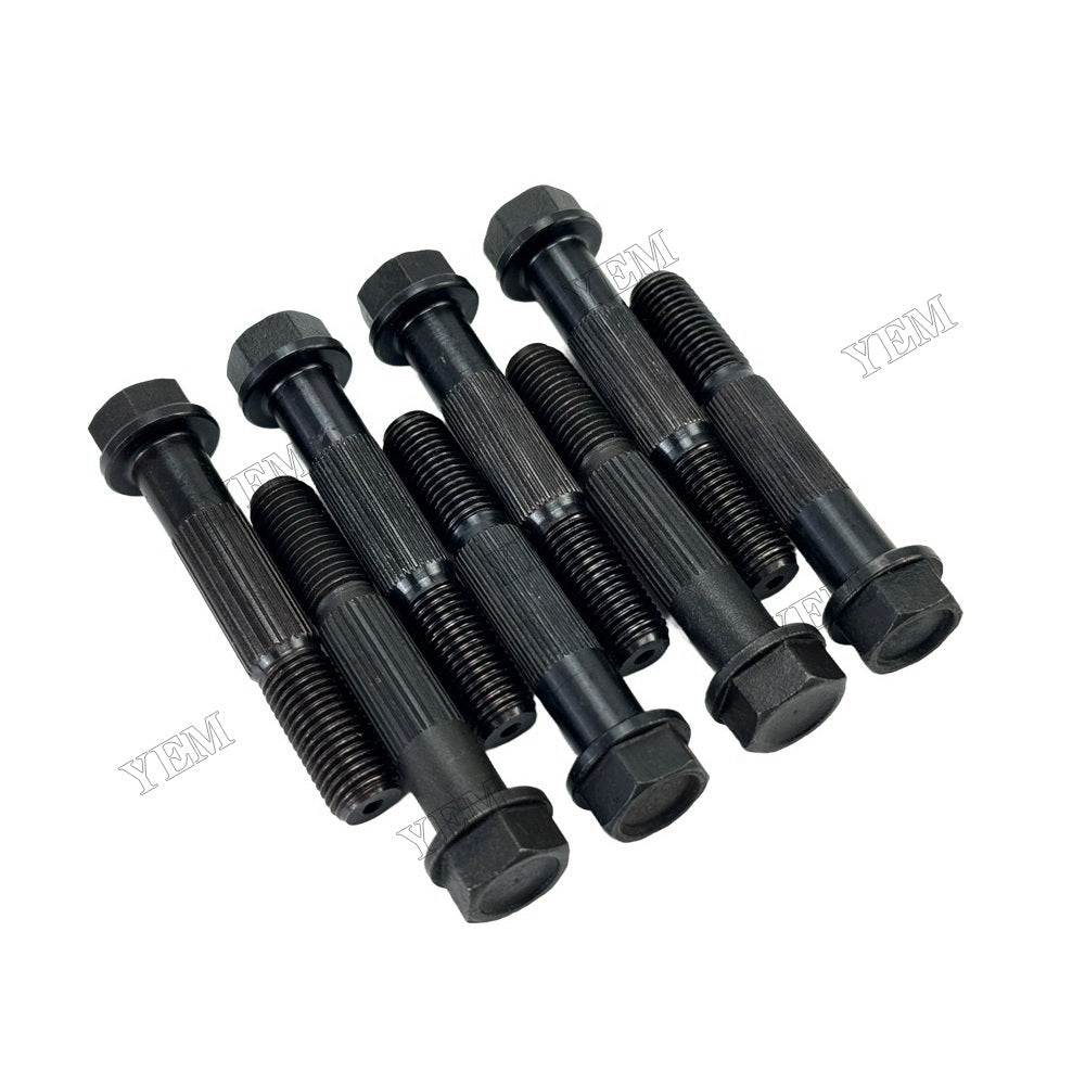 YEM Parts 8PCS Part Number 1C010-22142 Connecting Rod Screw For Kubota V3800 Engine For Kubota