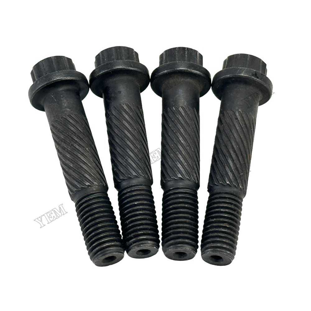 YEM Parts 4PCS For Kubota Connecting Rod Screw Z482 Engine Spare Parts