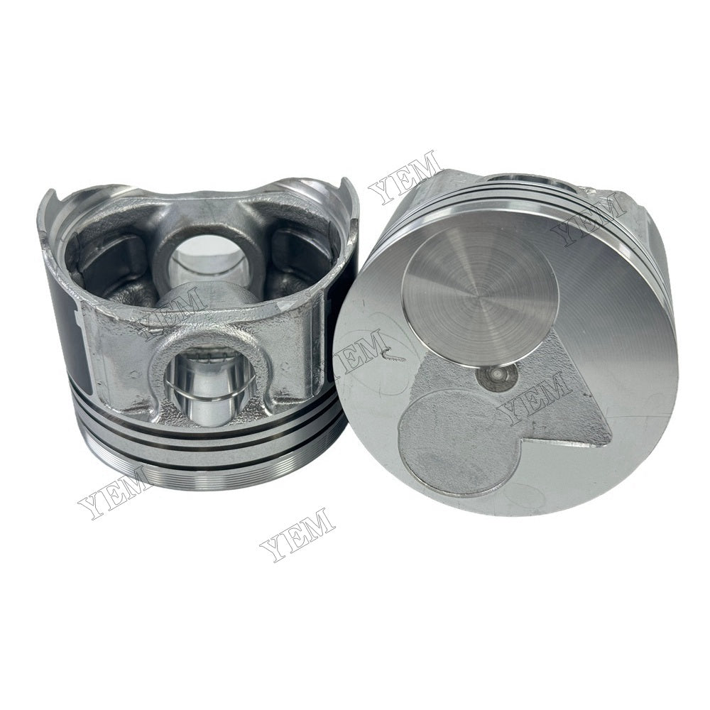 YEM Parts 2PCS Part Number 1J091-21110 Piston + pin clip For Kubota Z602 Engine For Kubota