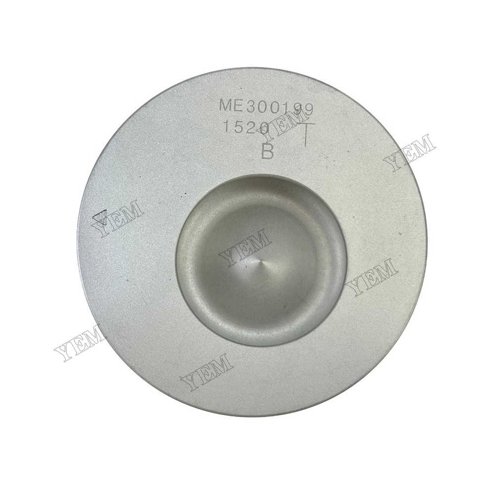 YEM Parts ME300199 ME130957 ME130964 Piston + pin clip For Mitsubishi 6D16 Engine For Mitsubishi