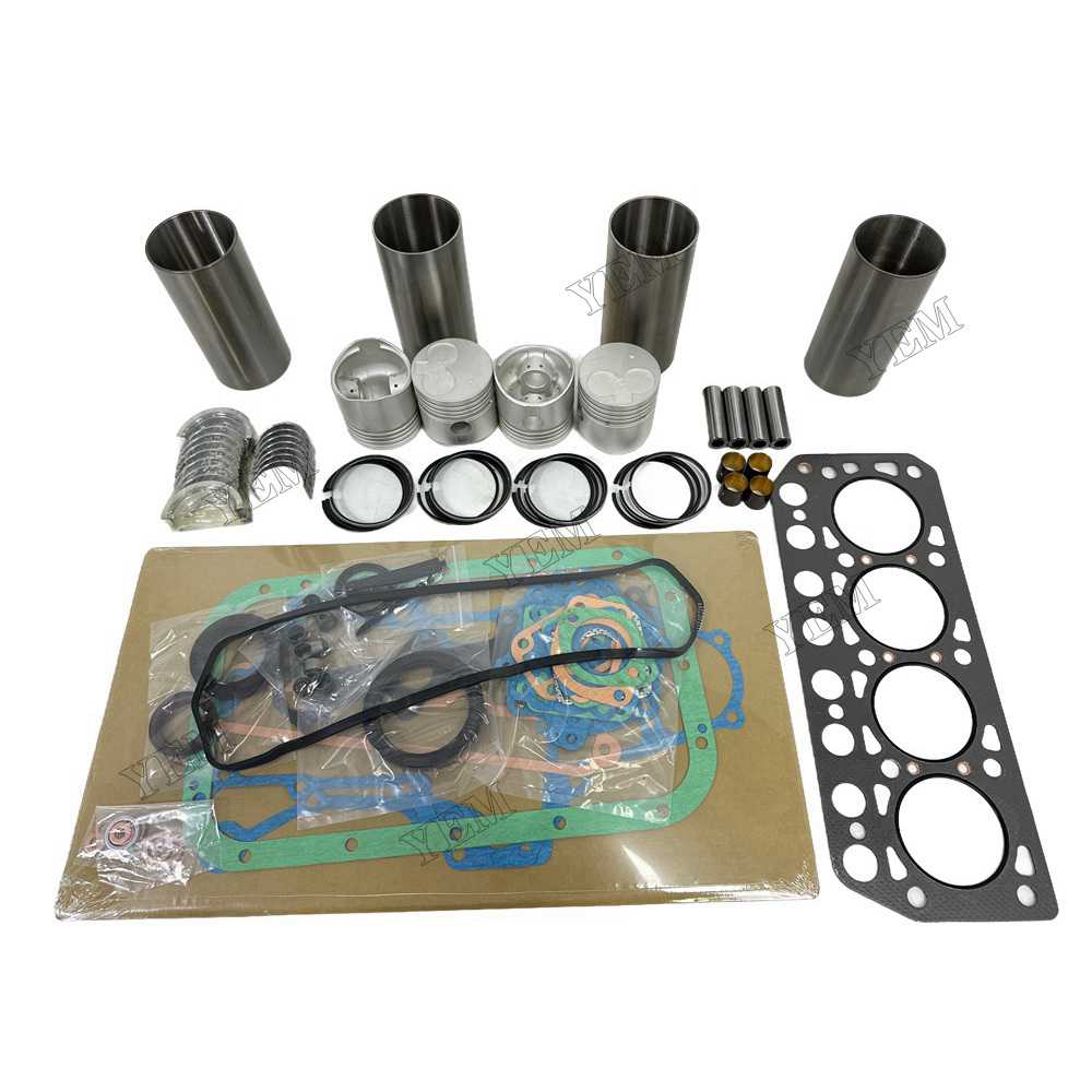 YEM Parts K4D Overhaul Rebuild Kit With Gasket Set Bearing For Mitsubishi K4D Engine For Mitsubishi