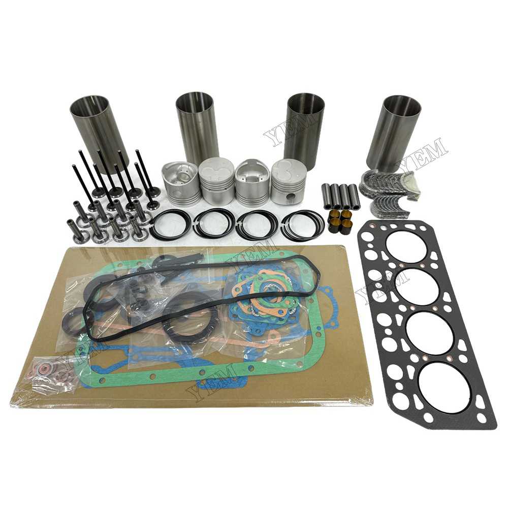 YEM Parts K4D Overhaul Rebuild Kit With Gasket Set Bearing-Valve Train For Mitsubishi