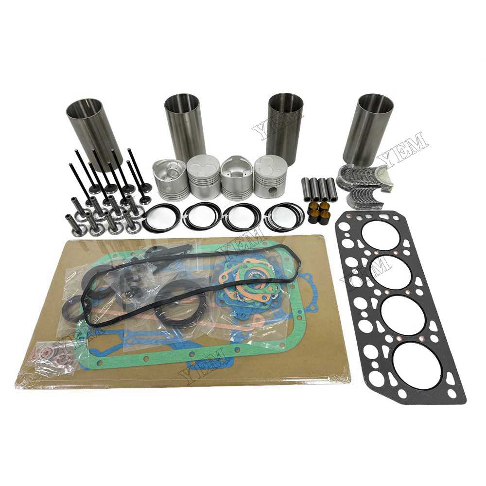 YEM Parts K4D Overhaul Rebuild Kit With Gasket Set Bearing-Valve Train For Mitsubishi