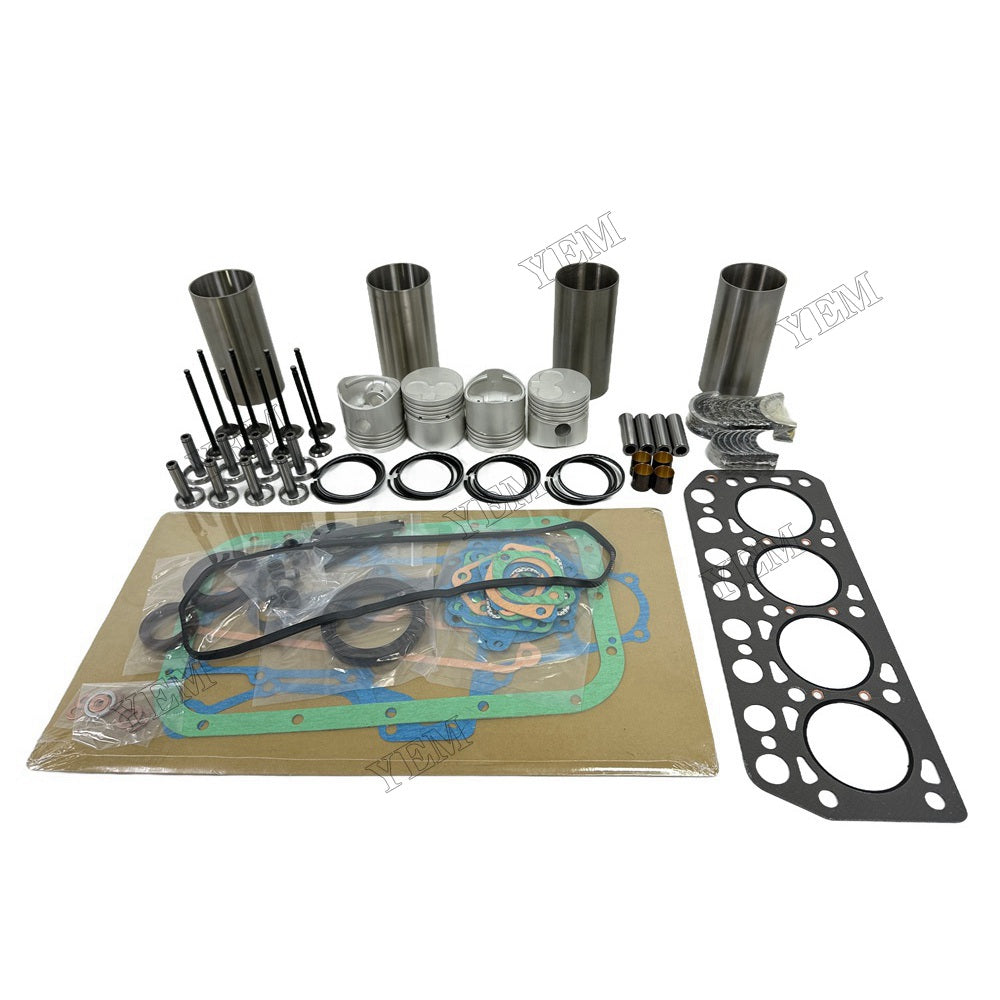 YEM Parts K4D Overhaul Rebuild Kit With Gasket Set Bearing-Valve Train For Mitsubishi