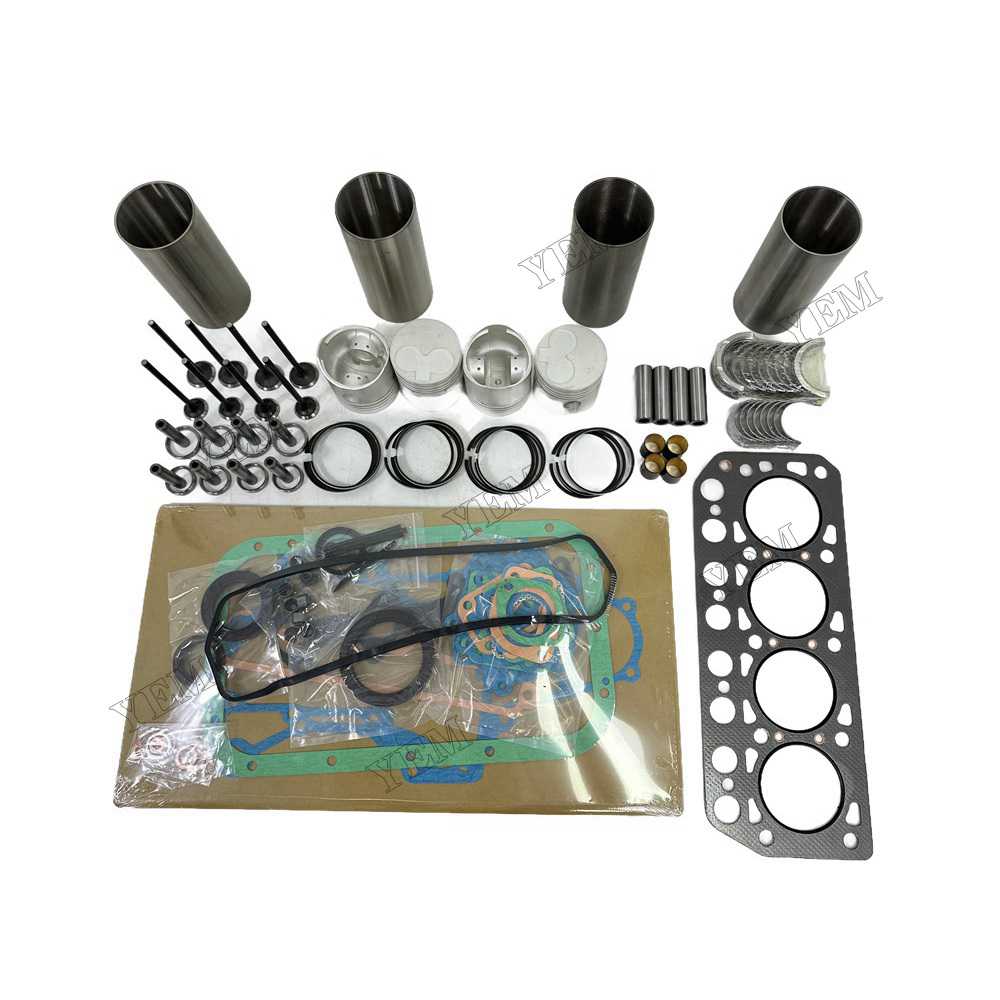 YEM Parts K4D Overhaul Rebuild Kit With Gasket Set Bearing-Valve Train For Mitsubishi