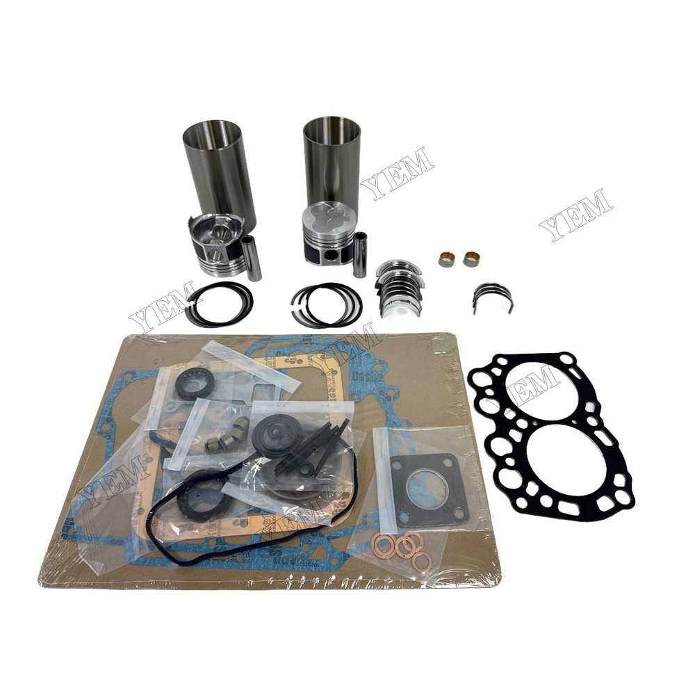 YEM Parts L2C Overhaul Rebuild Kit With Gasket Set Bearing For Mitsubishi L2C Engine