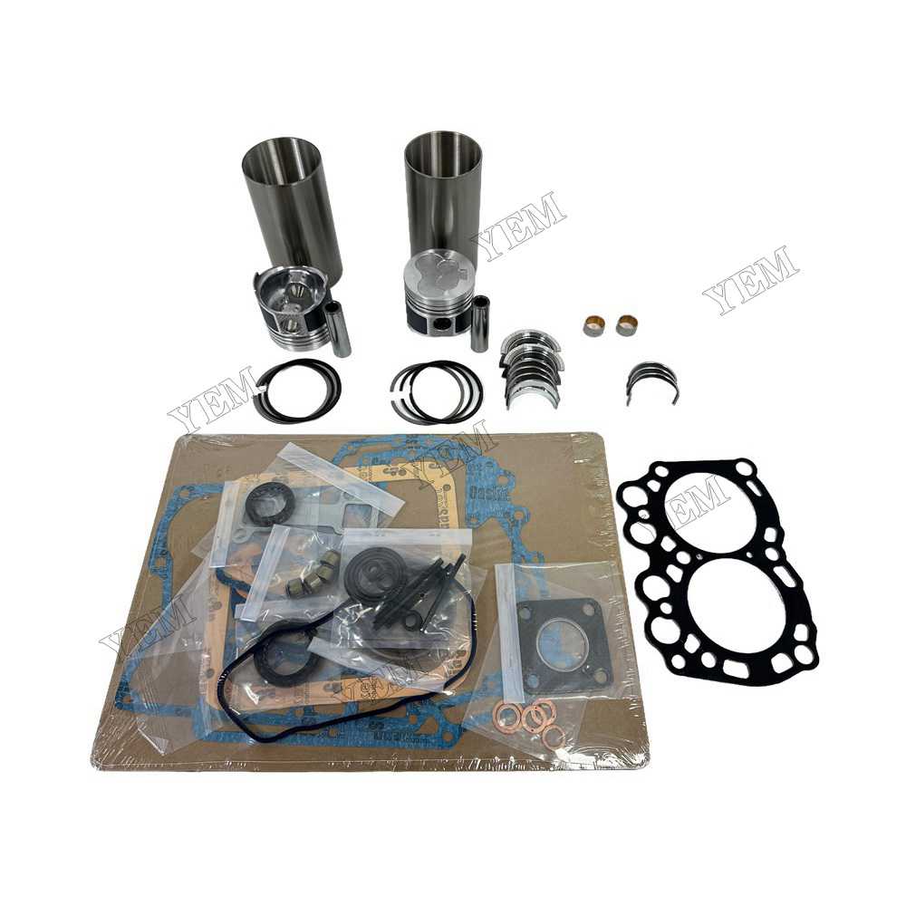 YEM Parts L2C Overhaul Rebuild Kit With Gasket Set Bearing For Mitsubishi L2C Engine For Mitsubishi