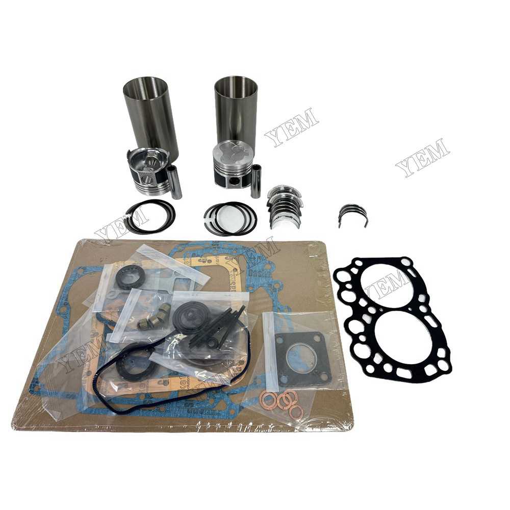 YEM Parts L2C Overhaul Rebuild Kit With Gasket Set Bearing For Mitsubishi L2C Engine For Mitsubishi