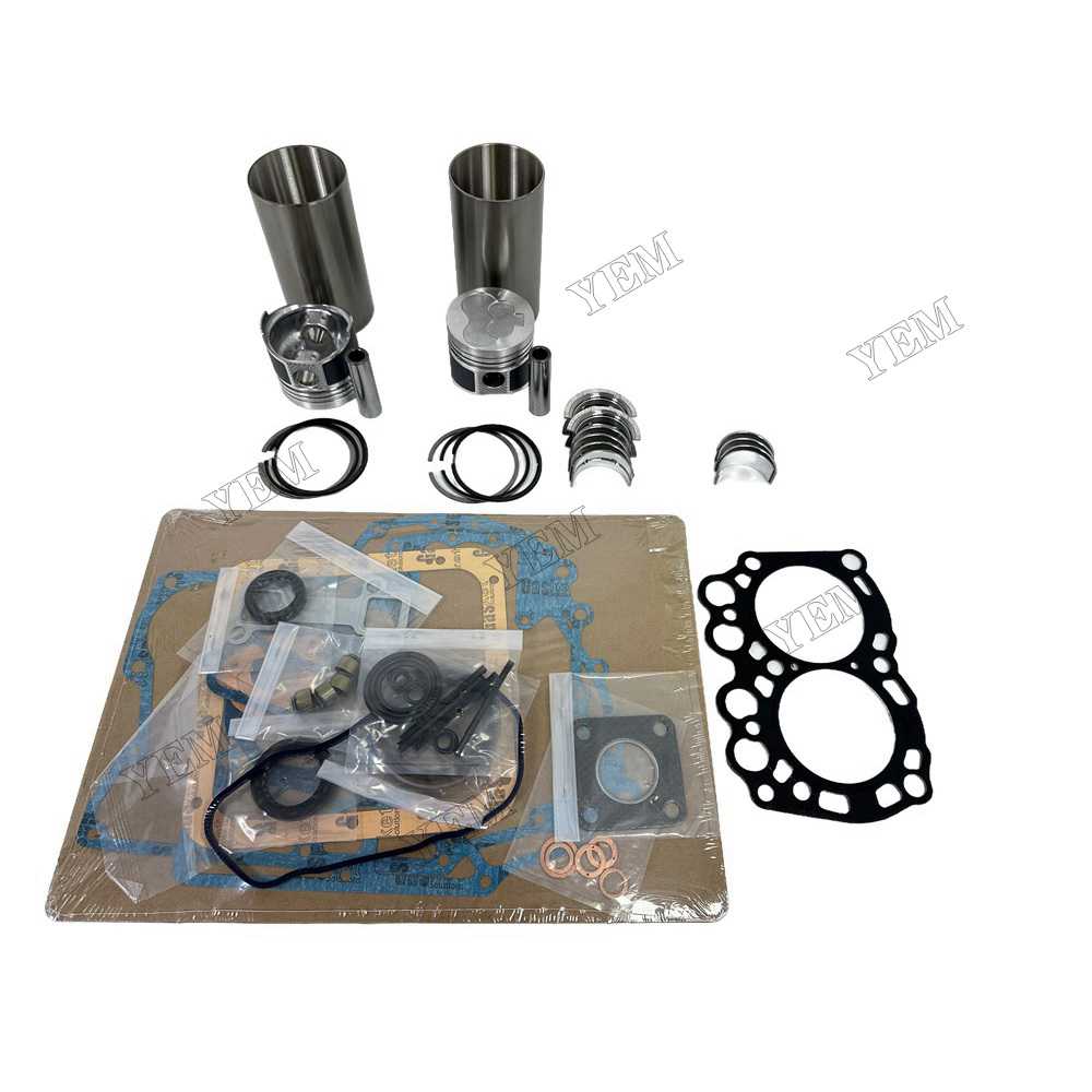 YEM Parts L2C Overhaul Rebuild Kit With Gasket Set Bearing For Mitsubishi L2C Engine For Mitsubishi
