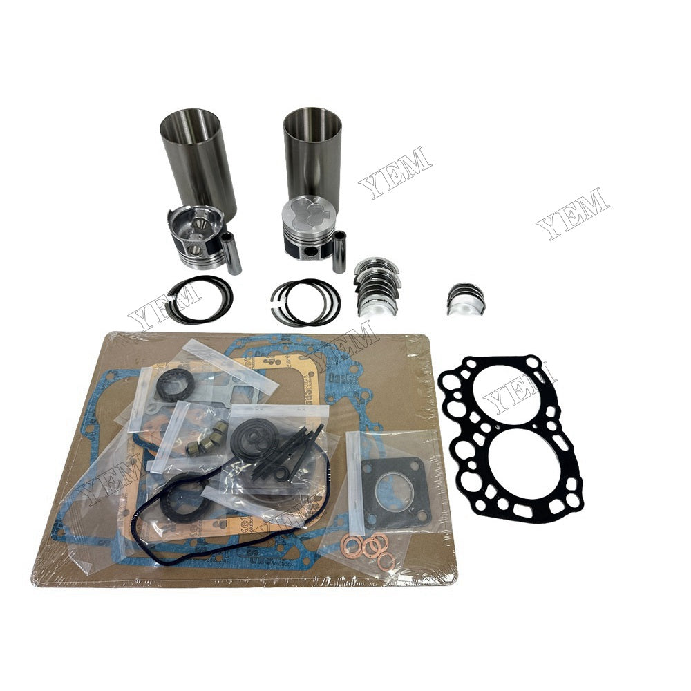 YEM Parts L2C Overhaul Rebuild Kit With Gasket Set Bearing For Mitsubishi L2C Engine For Mitsubishi