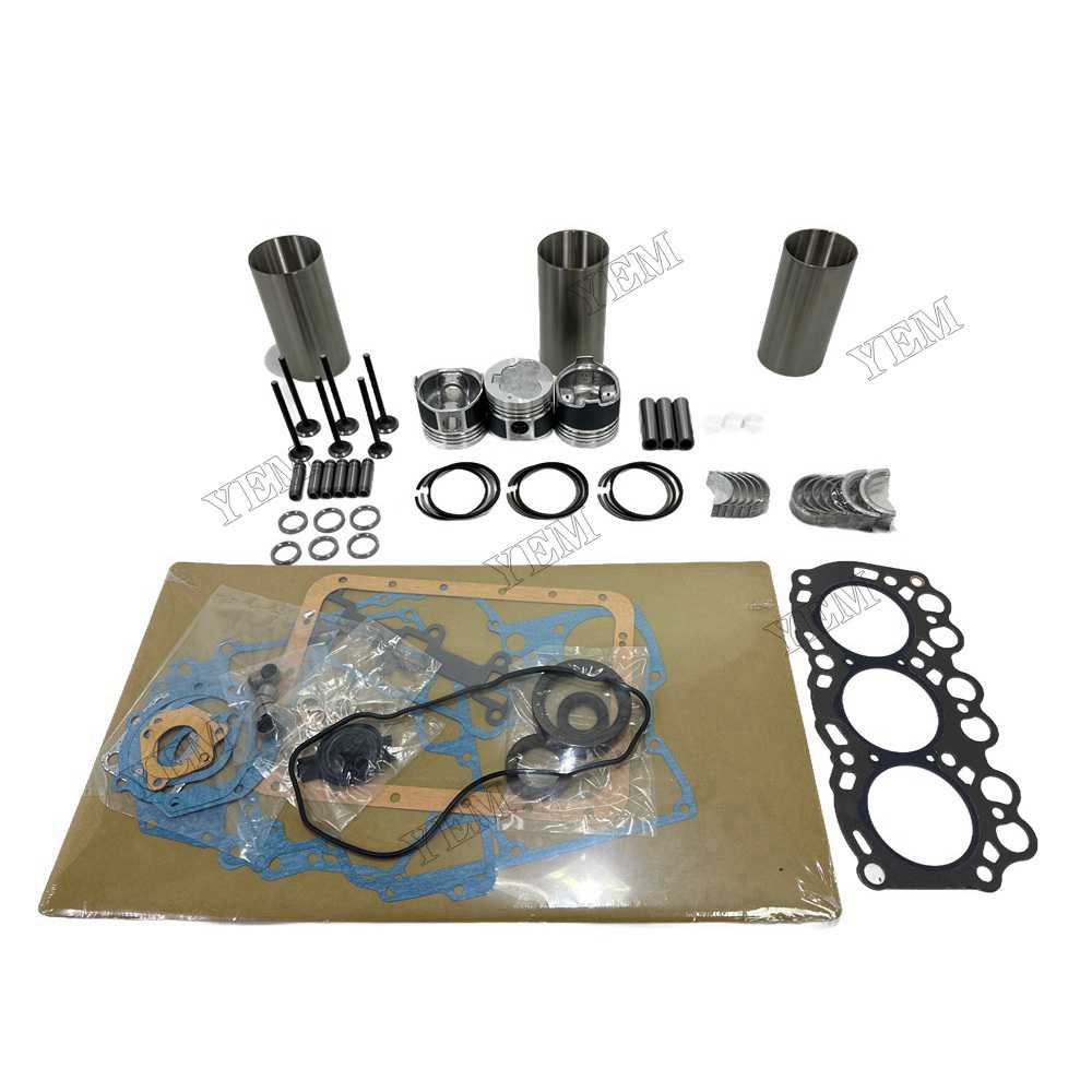 YEM Parts L3C Overhaul Rebuild Kit With Gasket Set Bearing-Valve Train For Mitsubishi