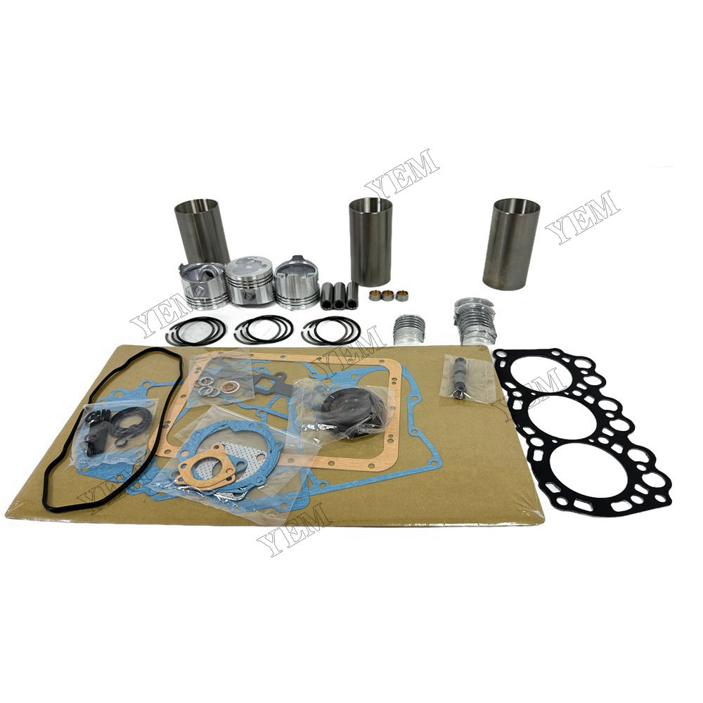 YEM Parts L3E Overhaul Rebuild Kit With Gasket Set Bearing For Mitsubishi L3E Engine For Mitsubishi