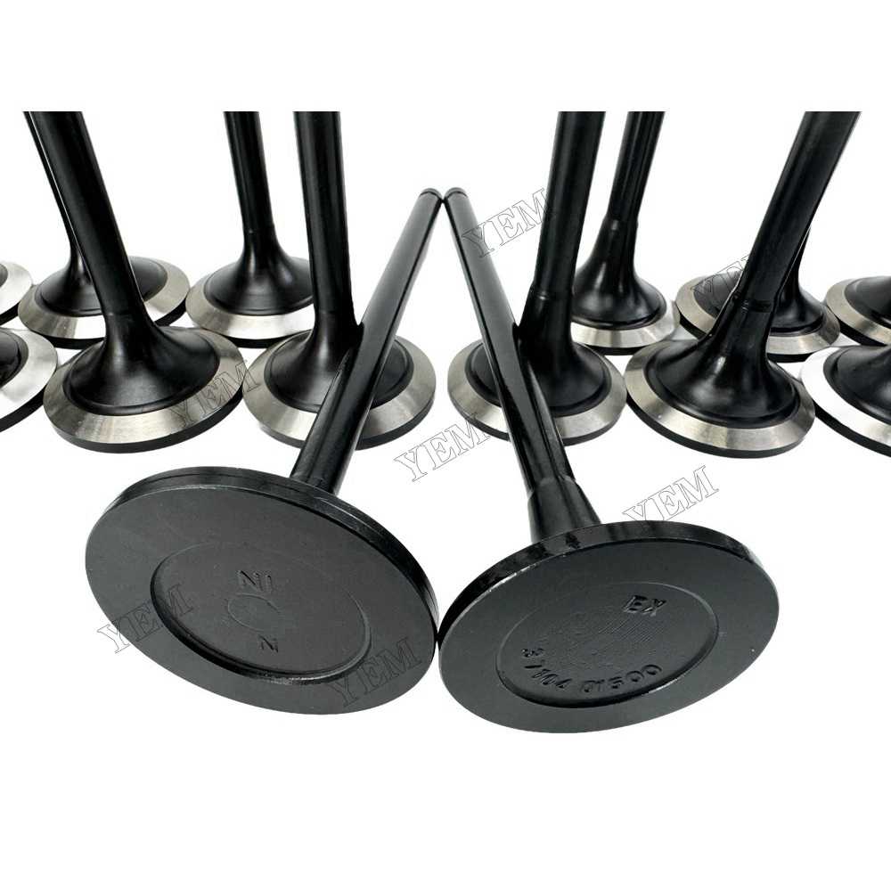 YEM Parts 37104-10100 37104-35000 Intake and exhaust valves For Mitsubishi S12N Engine For Mitsubishi