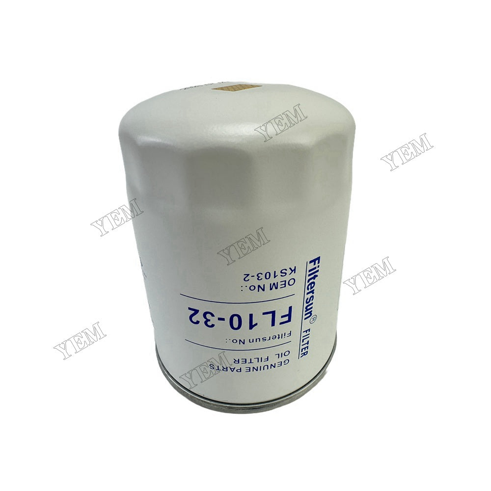 YEM Parts 7020038 Oil Filter for Mitsubishi S4E Engine Fit Diesel Engine For Mitsubishi