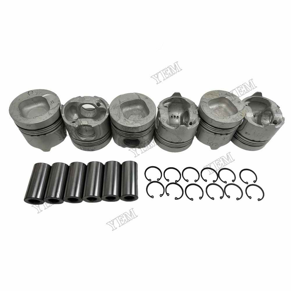 YEM Parts For Isuzu Piston + pin clip 6SD1 Engine Spare Parts