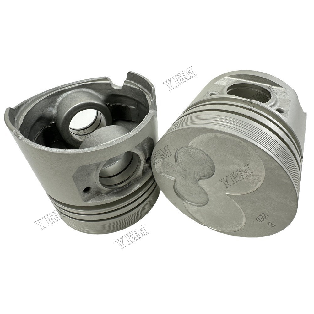 YEM Parts 4PCS For Isuzu Piston + pin clip C240 Engine Spare Parts For Isuzu