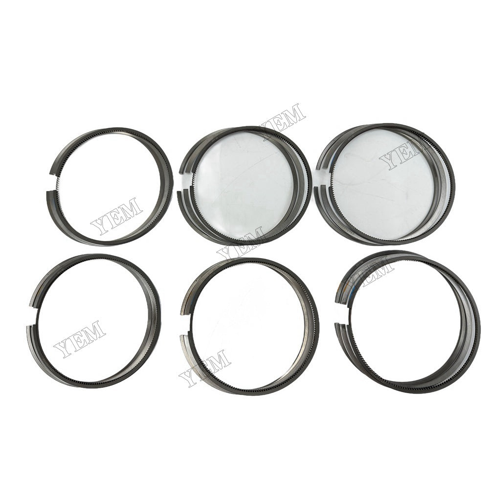 YEM Parts 6PCS 0000982309 0000977831 Piston Ring STD Size For Deutz TCD6.1L6 Engine