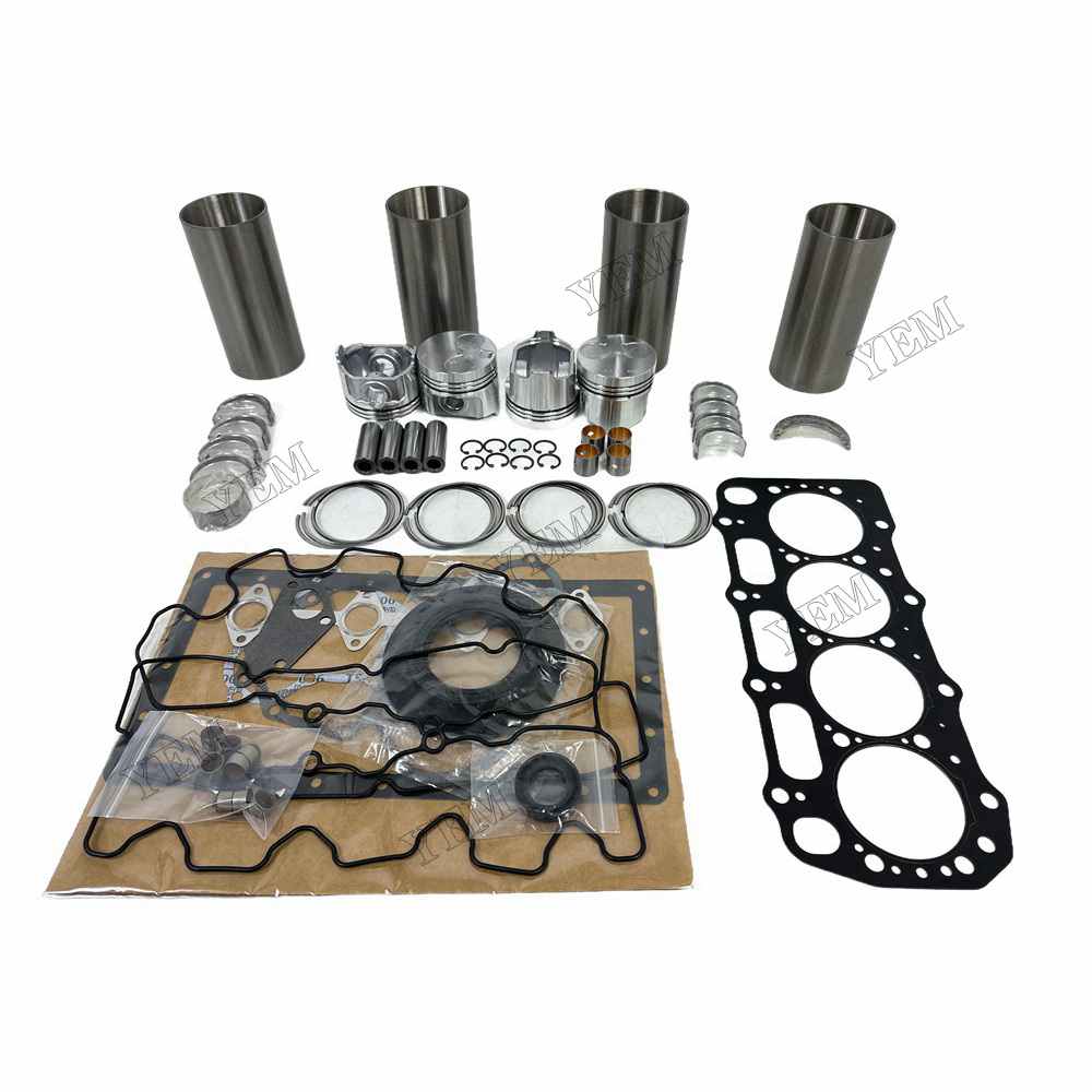 YEM Parts 404C-15 Overhaul Rebuild Kit With Gasket Set Bearing For Perkins