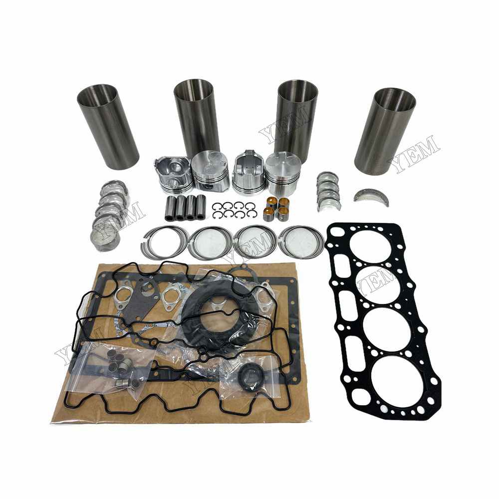 YEM Parts 404C-15 Overhaul Rebuild Kit With Gasket Set Bearing For Perkins For Perkins
