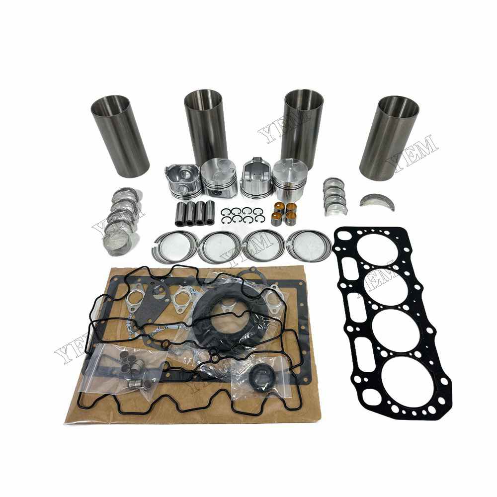 YEM Parts 404C-15 Overhaul Rebuild Kit With Gasket Set Bearing For Perkins For Perkins
