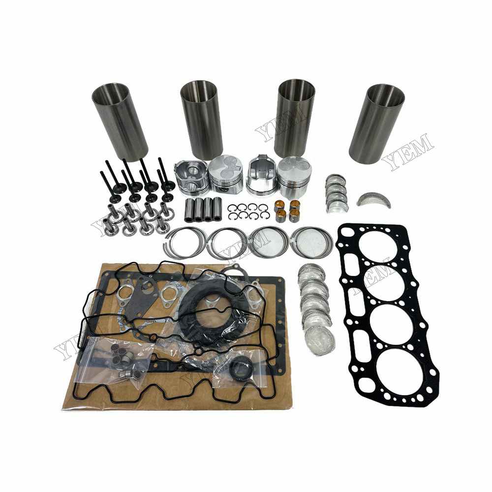 YEM Parts 404C-15 Overhaul Rebuild Kit With Gasket Set Bearing-Valve Train For Perkins For Perkins
