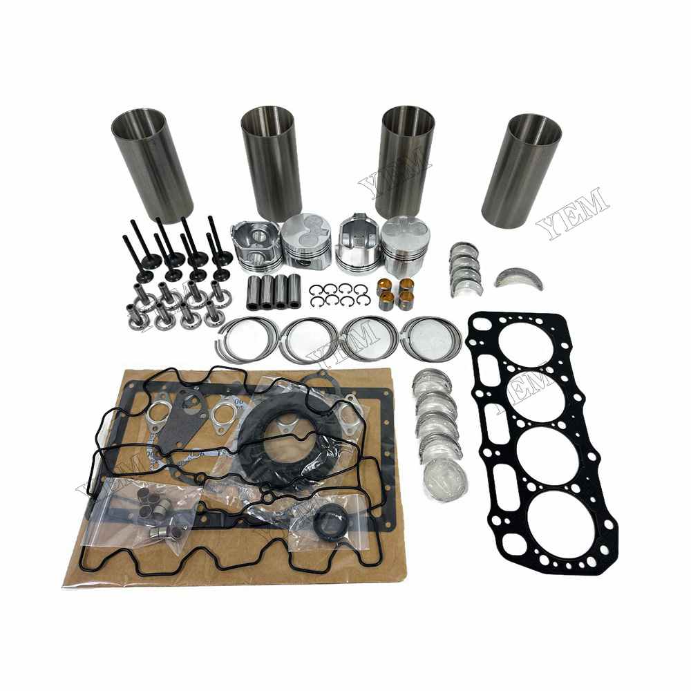 YEM Parts 404C-15 Overhaul Rebuild Kit With Gasket Set Bearing-Valve Train For Perkins For Perkins