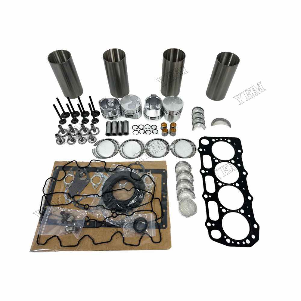 YEM Parts 404C-15 Overhaul Rebuild Kit With Gasket Set Bearing-Valve Train For Perkins For Perkins