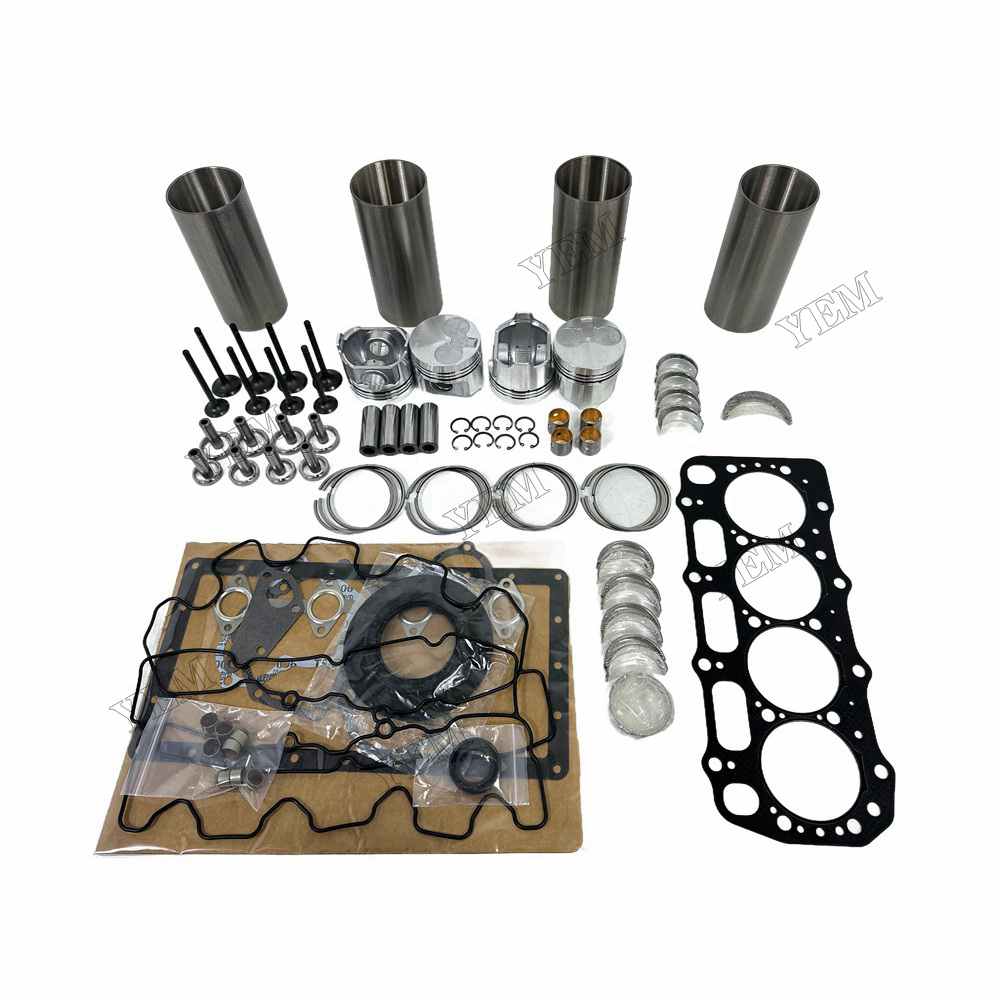YEM Parts 404C-15 Overhaul Rebuild Kit With Gasket Set Bearing-Valve Train For Perkins For Perkins