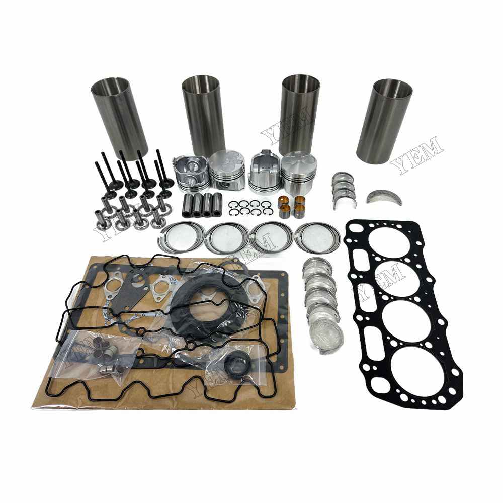 YEM Parts 404C-15 Overhaul Rebuild Kit With Gasket Set Bearing-Valve Train For Perkins For Perkins