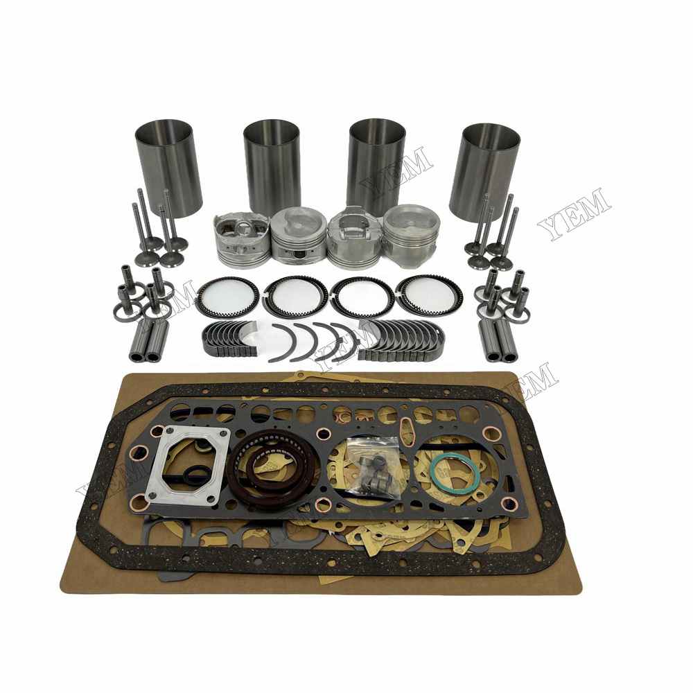 YEM Parts 4Y Overhaul Rebuild Kit With Gasket Set Bearing-Valve Train For Toyota