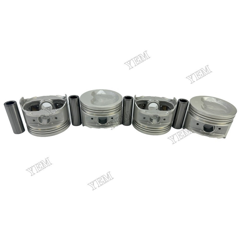 YEM Parts 4PCS For Toyota Piston With Pin 4Y Engine 5 FDC 15 diesel forklift For Toyota