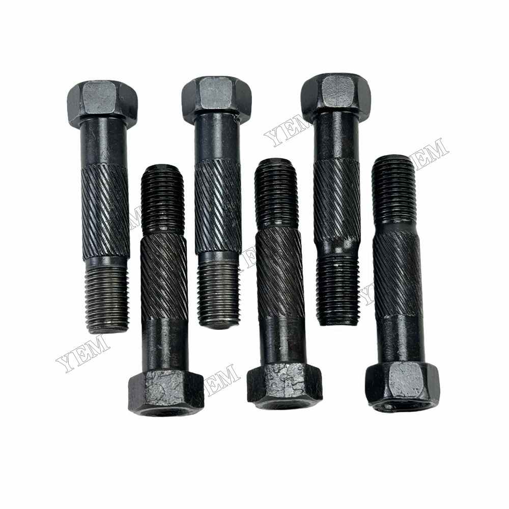 YEM Parts 6PCS Part Number 121550-23200 Connecting Rod Screw For Yanmar 3TNB82 Engine For Yanmar