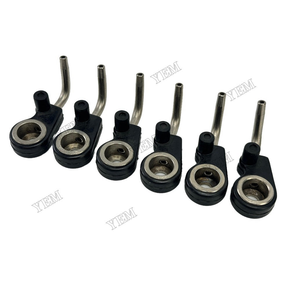 YEM Parts 6PCS Part Number 4987915 3959291 Oil Cooling Nozzle For Komatsu 6D114 Engine