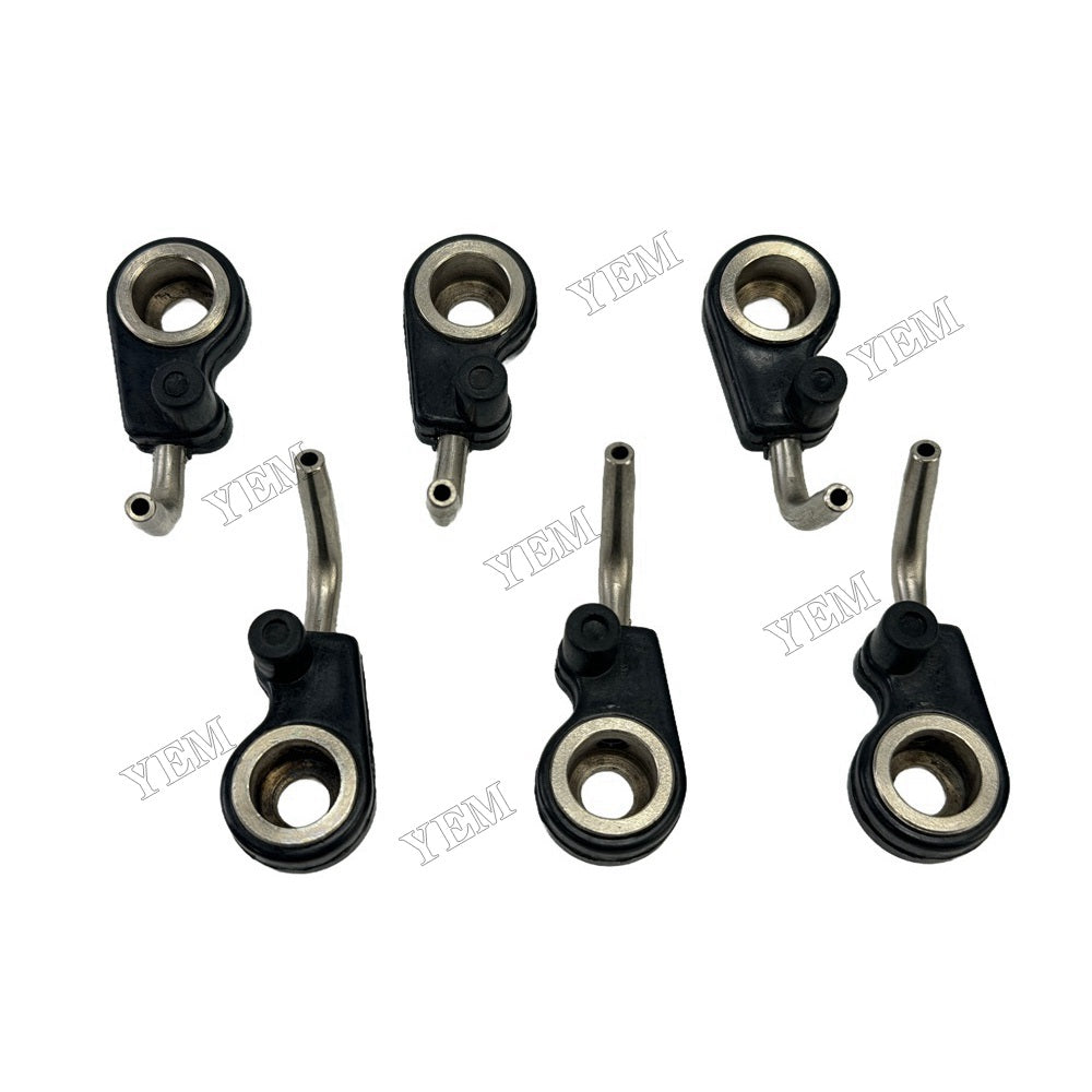 YEM Parts 6PCS Part Number 4987915 3959291 Oil Cooling Nozzle For Komatsu 6D114 Engine For Komatsu