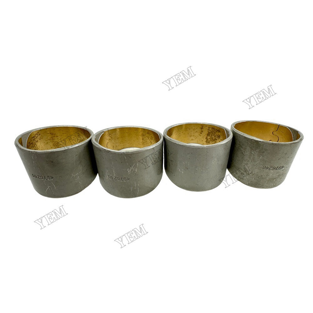 YEM Parts 4PCS Part Number 4976246 Connecting Rod Bushing For Cummins ISF2.8 Engine