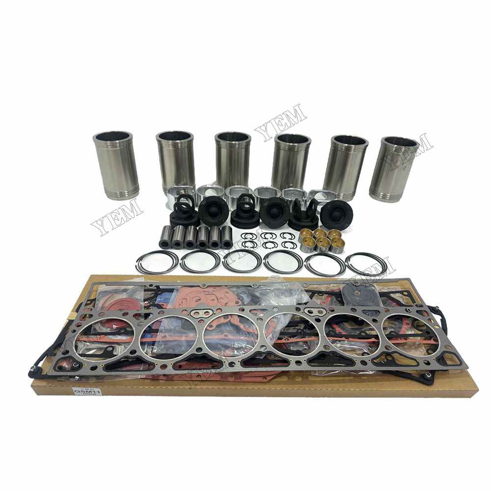 YEM Parts 6 PCS Overhaul Kit With Gasket Set For Cummins M11 Engine O&K RH 23.5 excavator For Cummins