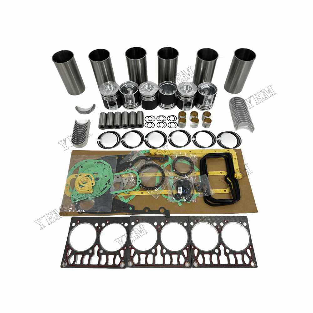 YEM Parts D1146 Overhaul Rebuild Kit With Gasket Set Bearing For Doosan D1146 Engine